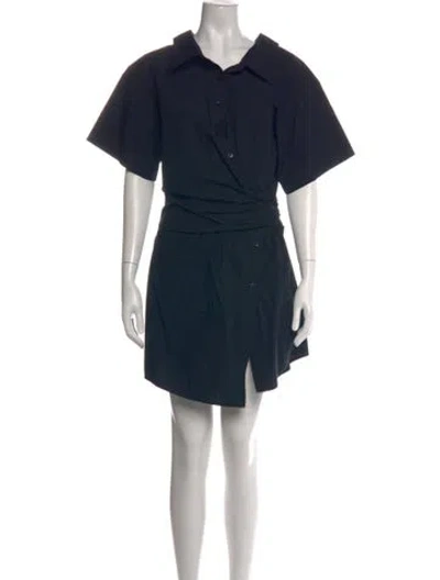 Pre-owned Alexander Wang Mini Dress In Blue