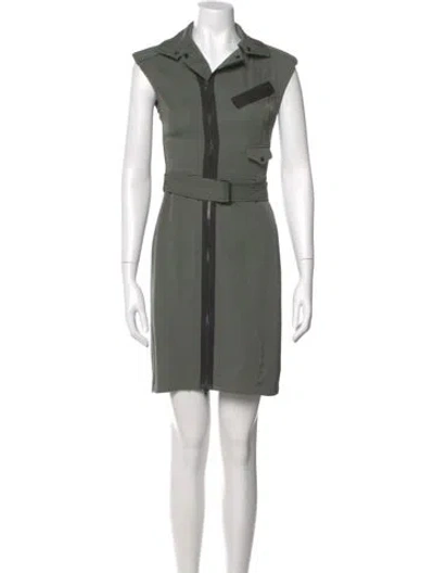 Pre-owned Alexander Wang Mini Dress In Green