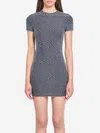Alexander Wang Mini Dress In Graphite