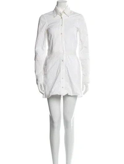 Pre-owned Alexander Wang Mini Dress In Neutral