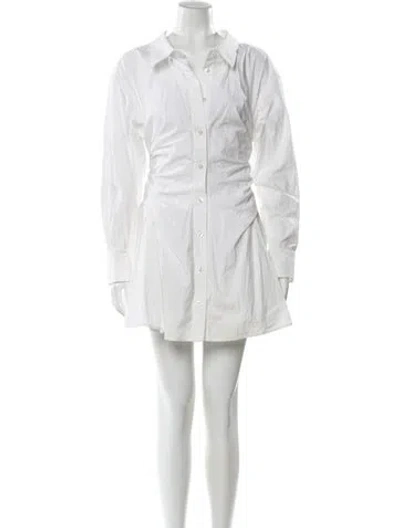 Pre-owned Alexander Wang Mini Dress In Neutral