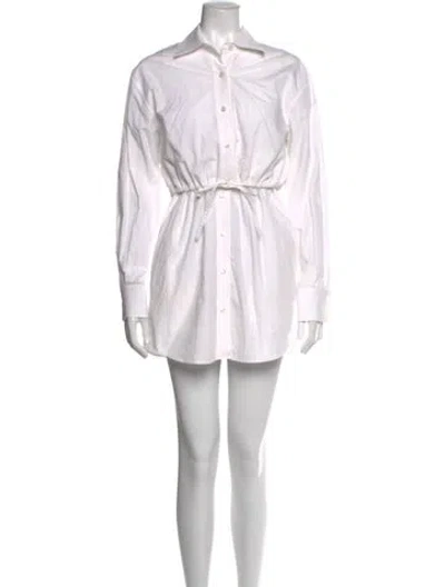 Pre-owned Alexander Wang Mini Dress In Neutral