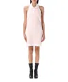 Alexander Wang Layered Polo-style Mini Dress In Pink