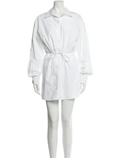 Pre-owned Alexander Wang Mini Dress In White