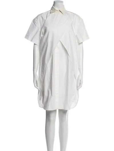Pre-owned Alexander Wang Mini Dress In White