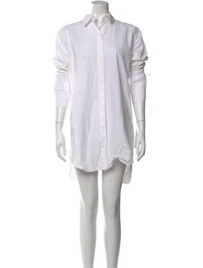 Pre-owned Alexander Wang Mini Dress In White