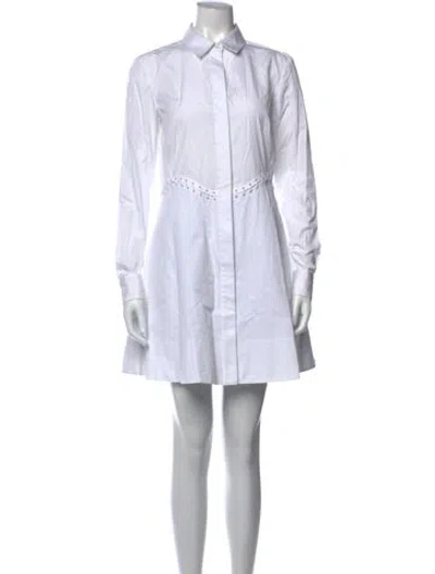 Pre-owned Alexander Wang Mini Dress In White