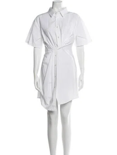 Pre-owned Alexander Wang Mini Dress In White