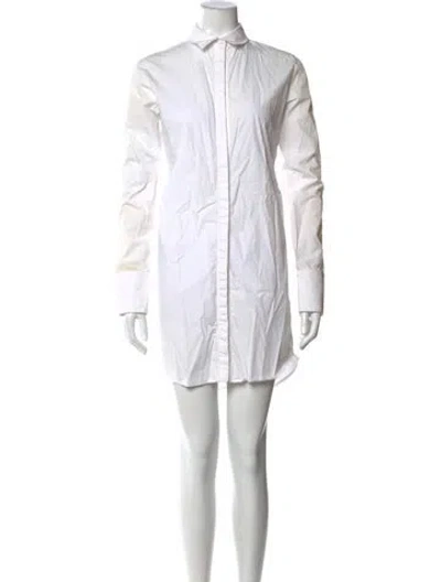 Pre-owned Alexander Wang Mini Dress In White