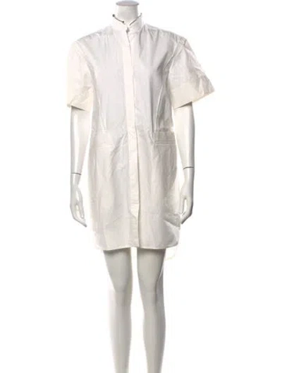 Pre-owned Alexander Wang Mini Dress In White