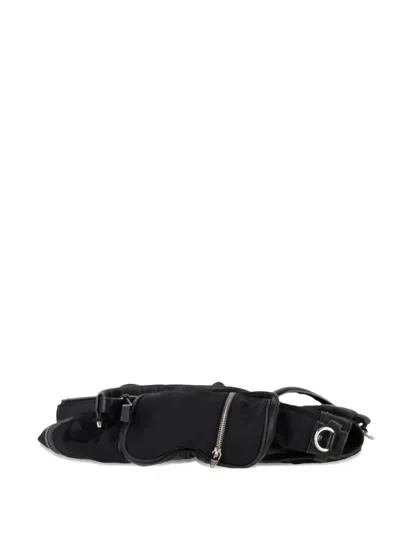 Pre-owned Alexander Wang Mini Flap Backpack In Black