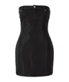Alexander Wang Mini Glitter Dress In Black