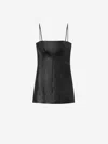 Alexander Wang Mini Dress In Invisible Side Zipper