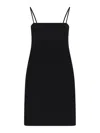 Alexander Wang Mini Logo Dress In Burgundy