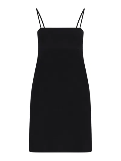 Alexander Wang Mini Logo Dress In Burgundy