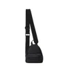 Alexander Wang Punch Mini Sling Backpack In Canvas In Black