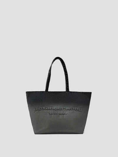 Alexander Wang Mini Punch Tote Handbag In Black