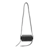 Alexander Wang Studded Rectangular Shoulder Bag With Adaptable Strap In Black