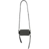 Alexander Wang Studded Rectangular Shoulder Bag With Adaptable Strap In Black