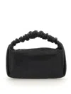 Alexander Wang Tasche Baguette Scrunchie Mini Aus Satin Schwarz In Black