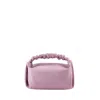 ALEXANDER WANG MINI SCRUNCHIE HANDBAG - POLYESTER - WINSOME ORCHID