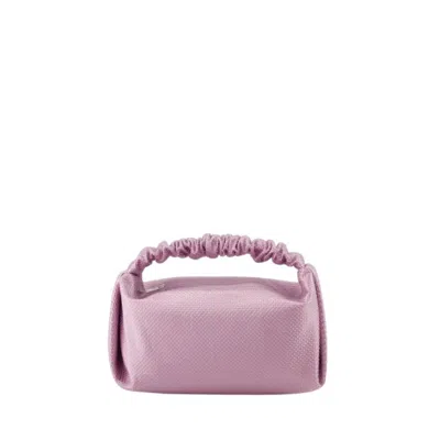 ALEXANDER WANG ALEXANDER WANG MINI SCRUNCHIE HANDBAG - POLYESTER - WINSOME ORCHID