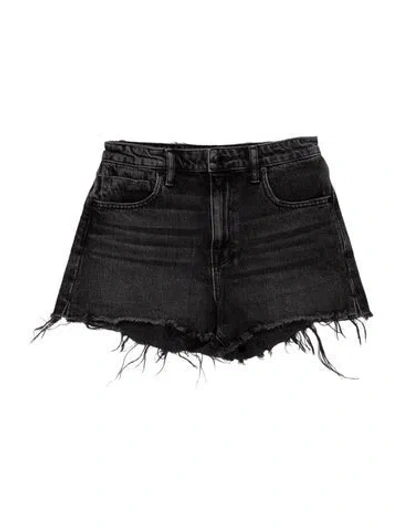 Pre-owned Alexander Wang Mini Shorts In Black