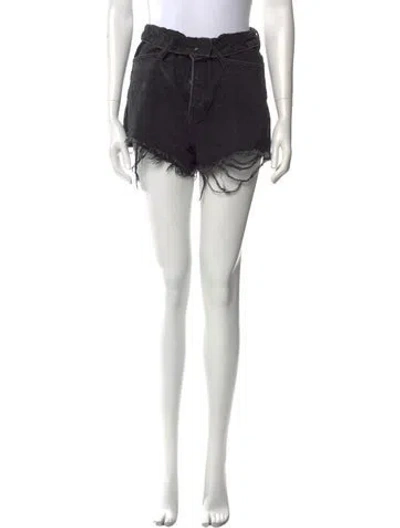 Pre-owned Alexander Wang Mini Shorts In Black
