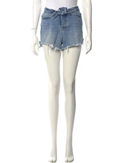 Pre-owned Alexander Wang Mini Shorts In Blue