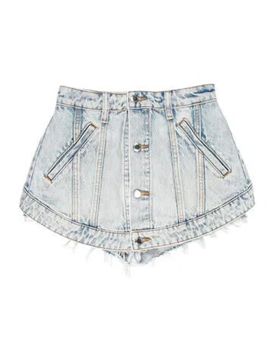 Pre-owned Alexander Wang Mini Shorts In Blue