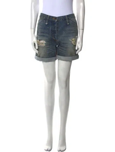 Pre-owned Alexander Wang Mini Shorts In Blue