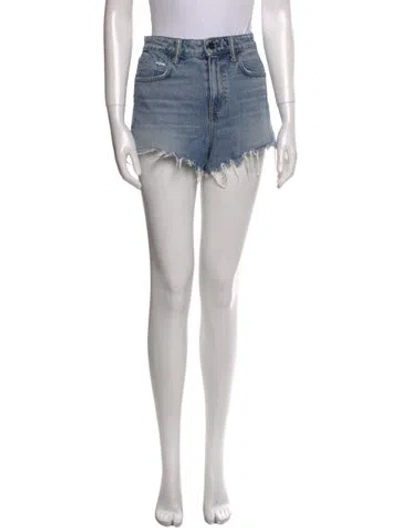 Pre-owned Alexander Wang Mini Shorts In Blue