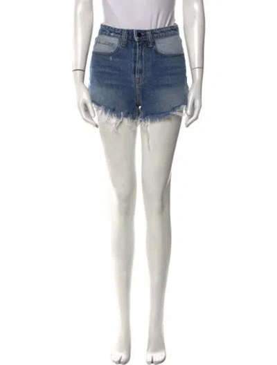 Pre-owned Alexander Wang Mini Shorts In Blue