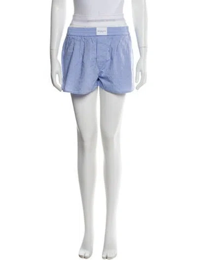 Pre-owned Alexander Wang Mini Shorts In Blue