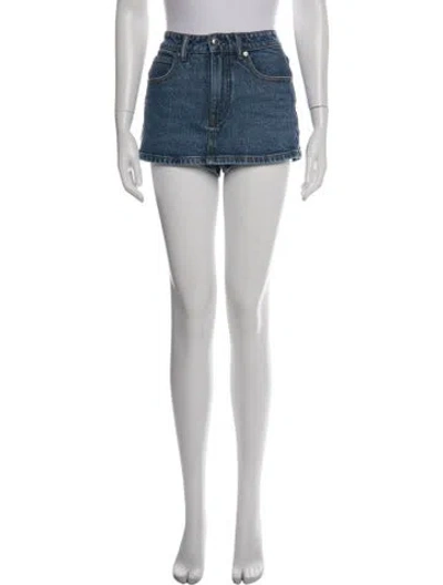 Pre-owned Alexander Wang Mini Shorts In Blue