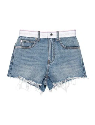 Pre-owned Alexander Wang Mini Shorts In Blue