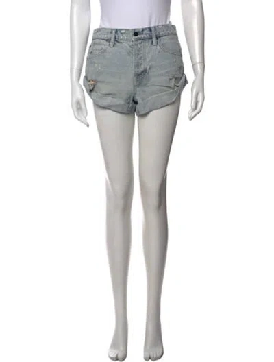 Pre-owned Alexander Wang Mini Shorts In Blue