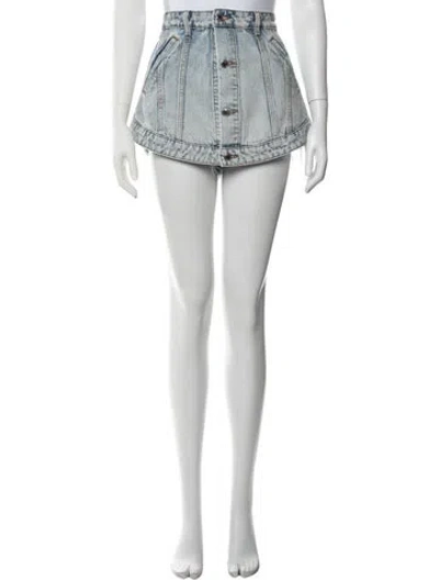 Pre-owned Alexander Wang Mini Shorts In Blue