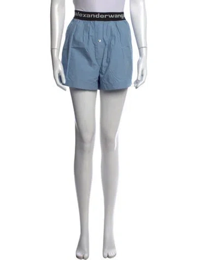 Pre-owned Alexander Wang Mini Shorts In Blue