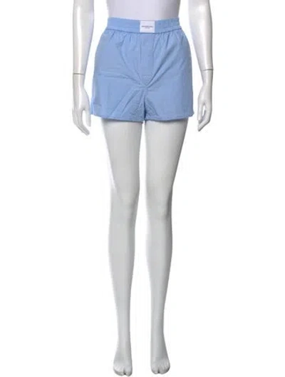 Pre-owned Alexander Wang Mini Shorts In Blue