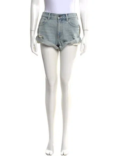 Pre-owned Alexander Wang Mini Shorts In Green