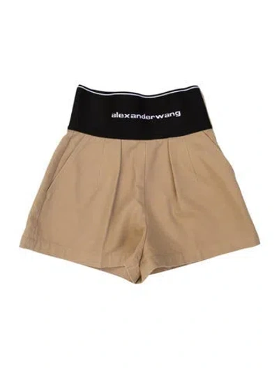 Pre-owned Alexander Wang Mini Shorts In Green