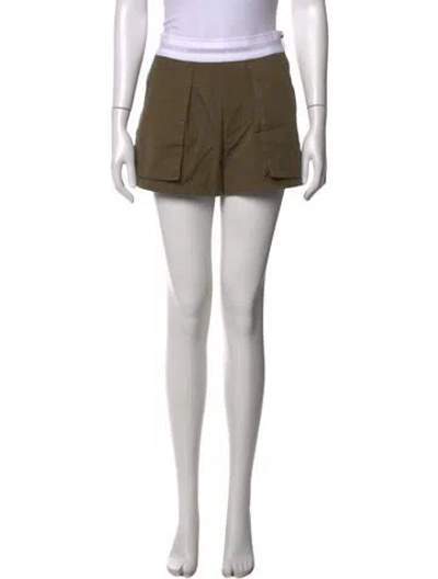 Pre-owned Alexander Wang Mini Shorts In Green