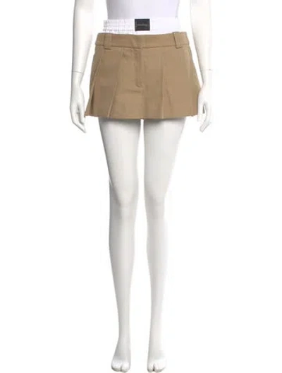 Pre-owned Alexander Wang Mini Shorts In Neutral