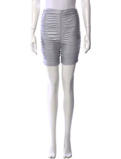 Pre-owned Alexander Wang Mini Shorts In Silver