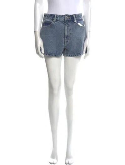 Pre-owned Alexander Wang Mini Shorts W/ Tags In Blue