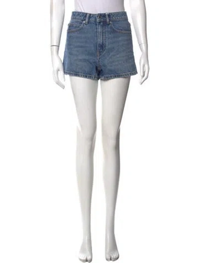 Pre-owned Alexander Wang Mini Shorts W/ Tags In Blue