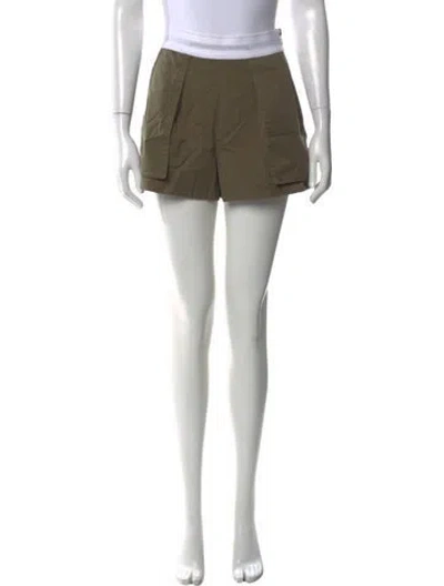 Pre-owned Alexander Wang Mini Shorts W/ Tags In Green