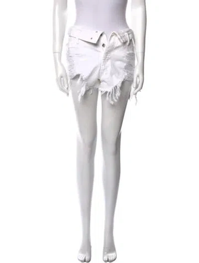 Pre-owned Alexander Wang Mini Shorts In White