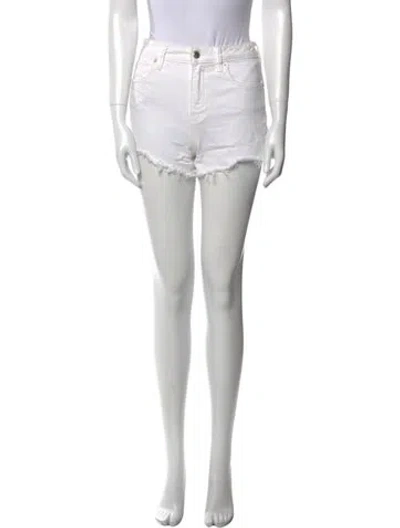 Pre-owned Alexander Wang Mini Shorts In White